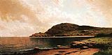 Alfred Thompson Bricher Famous Paintings - Beached Rowboat